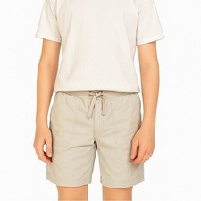 Lands End Kids Beige Khaki Shorts Boys Youth 14/16