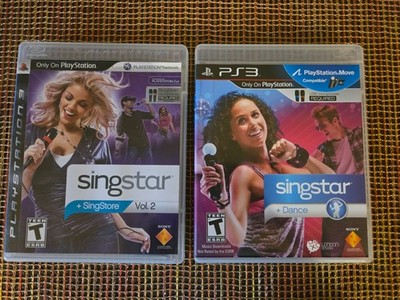 Singstar Vol. 2 & Singstar Dance PS3 (PlayStation 3 Lot) Complete With Manuals