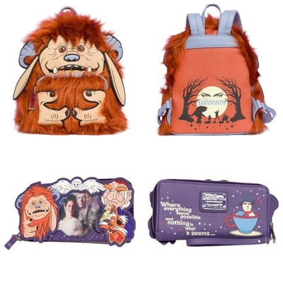 Loungefly Labyrinth Ludo Cosplay Mini Backpack and Wallet Set