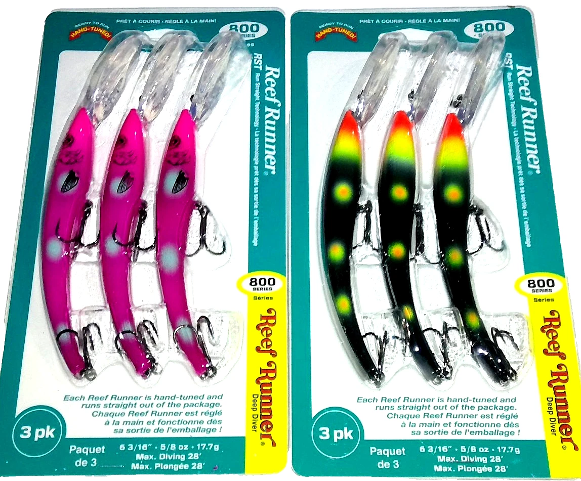 Rapala Fire Tiger Reef Runner Little Ripper 500 Trolling Lures - Fire ...