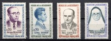 Timbre / Stamp  FRANCE 1961 Y&T  N° 1288 à 1291 NEUF * trace de charnière (MLH)