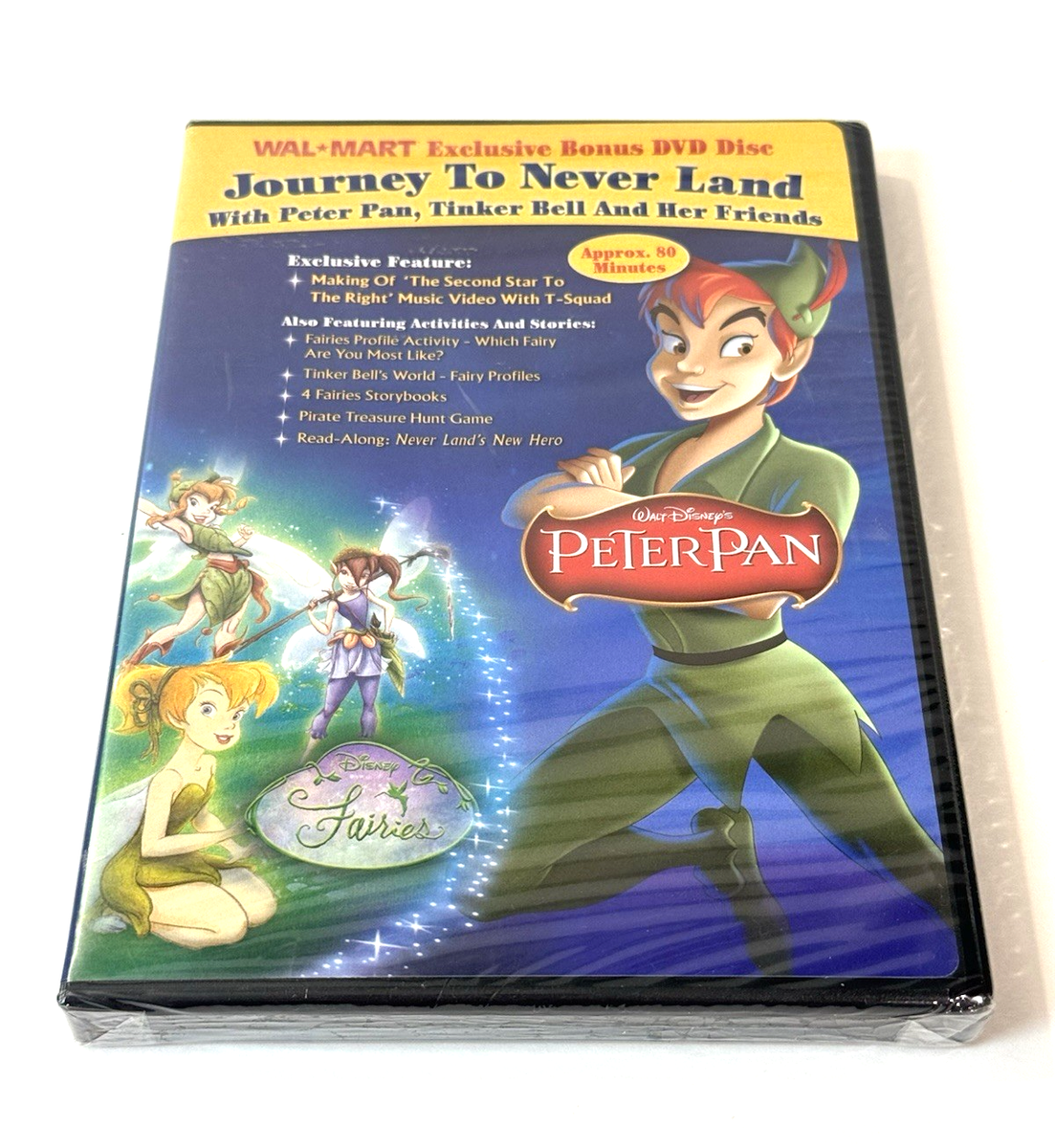 Journey to Neverland DVD Walt Disney Walmart Exclusive Peter Pan