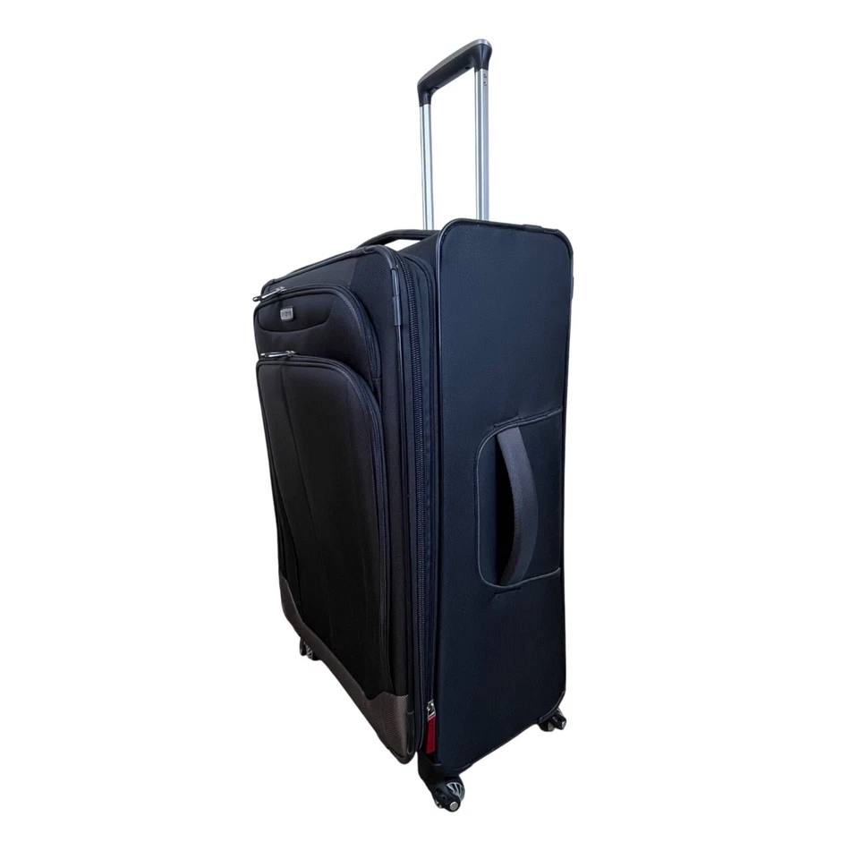 Samsonite Black Nylon Spinner 4-Wheel Expandable Telescopic Handle Luggage - Image 3 of 4