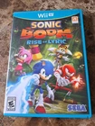 Sonic Boom: Rise of Lyric - Nintendo Wii U Complete Authentic Free Fast Shipping