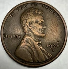 1920-S Lincoln Wheat Cent Penny Fine 1c One Cent US Coin - 3665