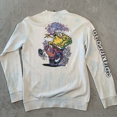 SpongeBob Schwammkopf Pullover Herren XS Batikpullover Oversized Relaxed H&M