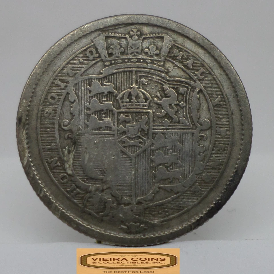 1819 Great Britain Silver Shilling - #C52721NQ - Image 2 of 2