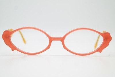 Vintage Brille ANNE et VALENTIN TOULOUSE CELEST Rot Orange Oval Brillengestell
