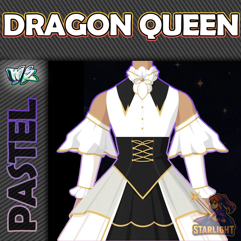 ROBLOX WORLD ZERO WINGS,ARMOR,COSTUME,ACCESORIES,COSMETICS Roblox World Zero WZ - DRAGON QUEEN - PASTEL HEX ITEMS