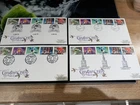 GB 1983 Christmas First Day Covers x 4 . Special Cancellations