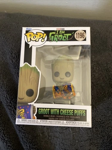 Funko Pop! Marvel I Am Groot with Cheese Puffs #1196 Vinyl Figure