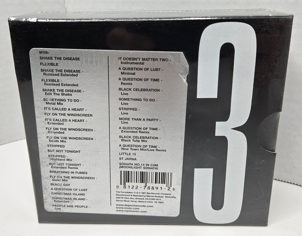 DEPECHE MODE SINGLES BOX 3 box set NEW synth pop electronic music
