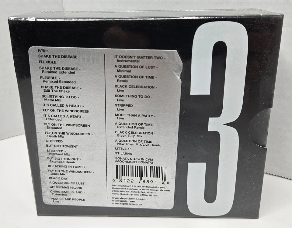 DEPECHE MODE SINGLES BOX 3 box set NEW synth pop electronic music 6 Cd Sealed - Image 2 of 4