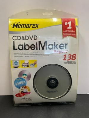 CD DVD Expert Label Maker Memorex Factory Sealed BRAND NEW!