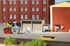 Auhagen 11427 Trafostation mit Zubehör, H0