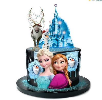 Eiskönigin Tortenaufleger Elsa Tortenfoto Tortenbild Frozen Elsa Geburtstag