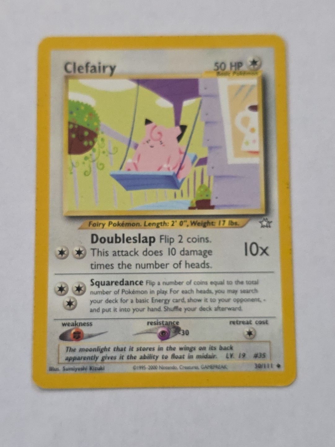 Clefairy 30/111 Neo Genesis WOTC 2000 Uncommon Pokémon Card