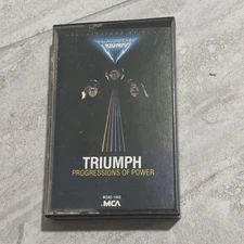 TRIUMPH "PROGRESSIONS OF POWER" CASSETTE TAPE