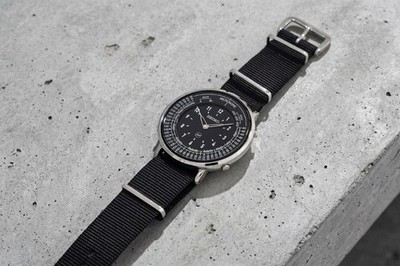 SEIKO Metronome Watch Fragment Edition Black Stainless Steel