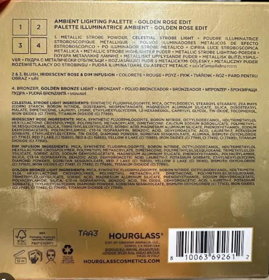 Paleta Serpiente Reloj de Arena Edición Limitada Nueva En Caja Foto 3 de 3