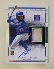 2025 Panini Impeccable LUISANGEL ACUNA #ILS-LA Lumber Signatures Auto 4/10 GOLD