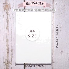 20 Sheets Blotting Paper for Flower Press, Large 8.26 x 11.8 inch A4 Highly A...