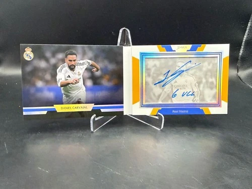 Daniel Carvajal On Card Auto Booklet /50 2024-25 Daka Real Madrid One and Two