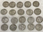 $10 1916-1947 Walking Liberty Half-Dollars - 90% Silver 20-Coins Silver Bullion