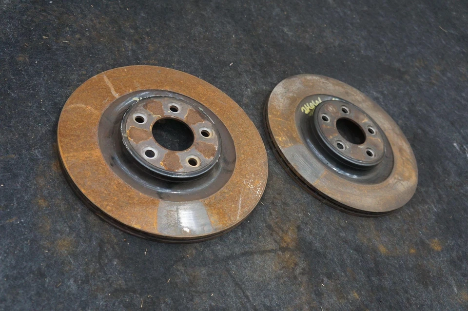 2 件套后 15 英寸制动盘转子 3.0 升 V6 Oem T2r5942 捷豹 F 型 2014-2020 — 第 3/4 张图片