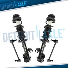 Front Struts w/ Coil Spring Assembly Sway Bar Links Kit for Nissan Versa Note