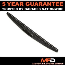 PEUGEOT 107 HATCHBACK 2005 ON 12" 300MM REAR WINDOW WINDSCREEN WIPER BLADE