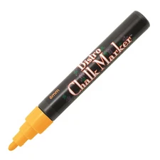 480-F7 Marvy Bistro Chalk Marker, Fluorescent Orange, 6mm Broad Point, Pack of 6