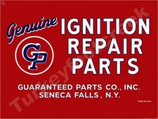 Genuine GP Ignition Repair Parts Metal Sign 3 Sizes to Choose From