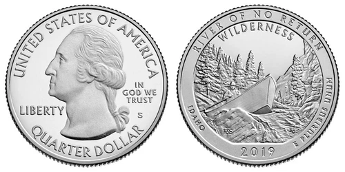 2019 ATB River of No Return SILVER Proof and Clad Proof Gem Quarters CP10116