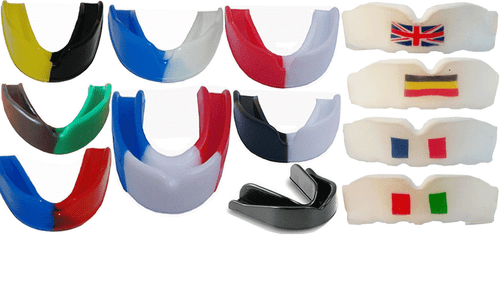 Senior Junior Multi Color High Quality Lightly Flavoured Gum Shield Mouth Guard - Picture 2 of 15