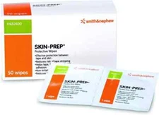 Smith+Nephew SKIN-PREP Wipes Protective Dressing Wipes Skin Barrier Film 50 Ct