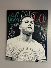 Mexican Boxing Legend Canelo Alvarez 24x30 Inch Artwork Acrylic Painting