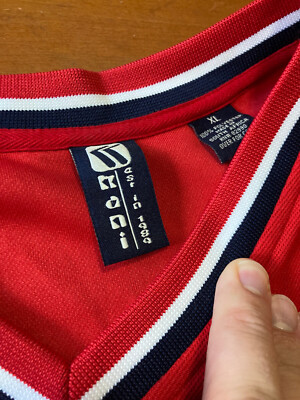 23 Karl kani vintage フットボールシャツ Karl Kani 23 Football Jersey Great Condition Navy/ Yellow