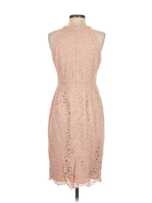 Vince Camuto Pink Floral Lace Illusion Bow Neckline Sheath Dress sz 4 Cocktail | eBay Vince Camuto Pink Floral Lace Illusion Bow Neckline Sheath Dress sz 4 Cocktail | eBay