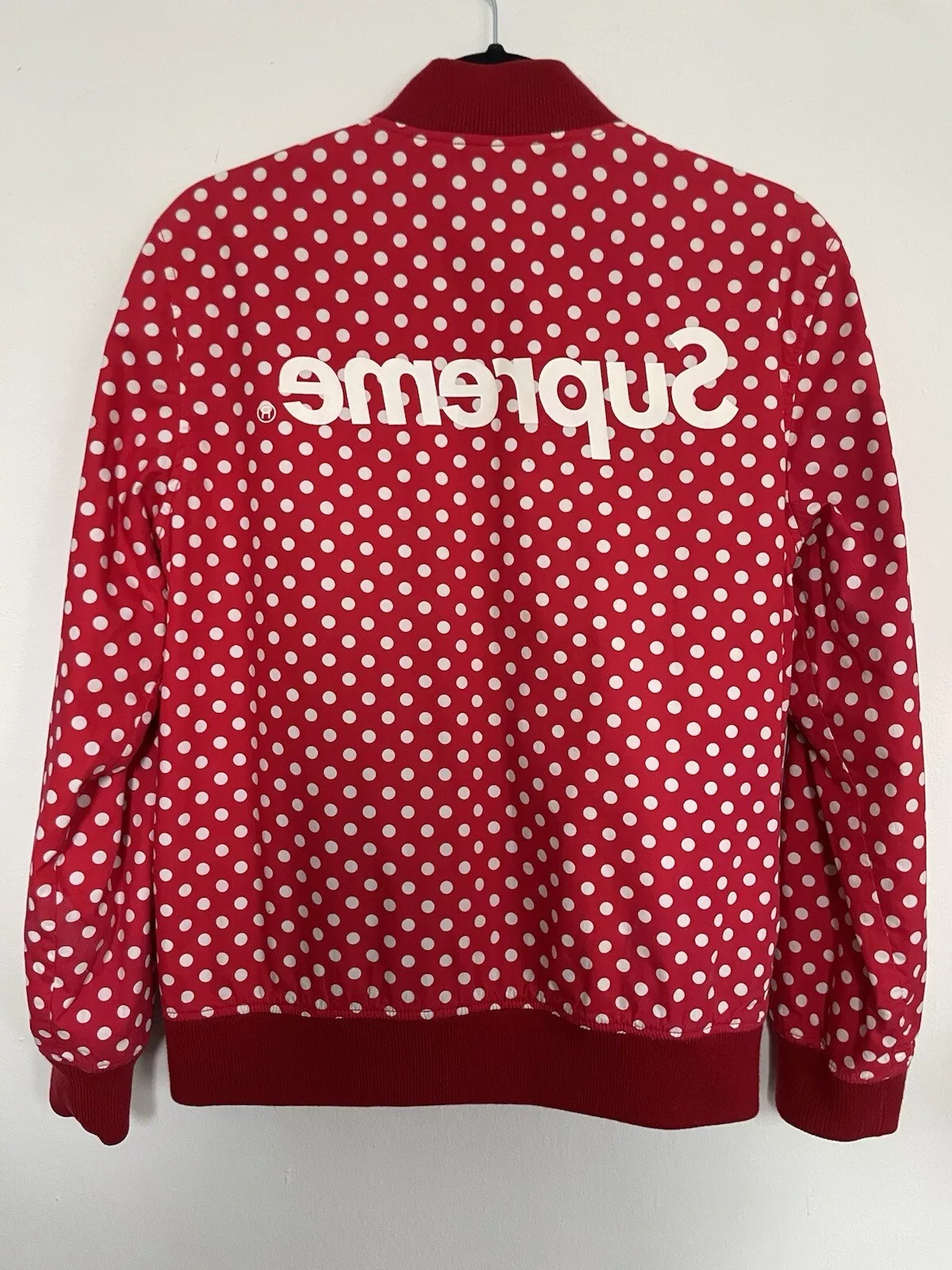 Veste de bombardier réversible SUPREME x CDG Comme Des Garcon Harold Hunter Taille S RARE