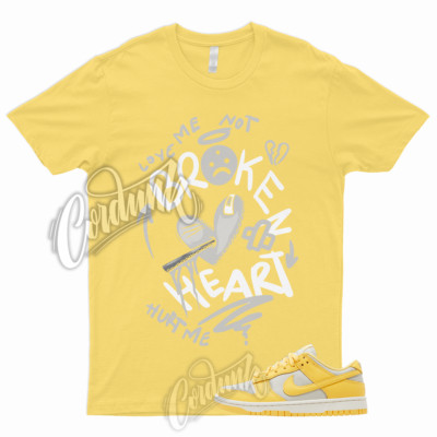 BROKEN T Shirt to Match Dunk Low Citron Pulse Sail Light Bone Yellow Force Max 1