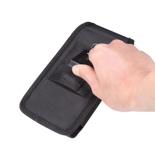 Dual Vertical Belt Clip Holster 2 Cell Phone Pouch Case Holdder for iPhone 13... - Picture 4 of 7