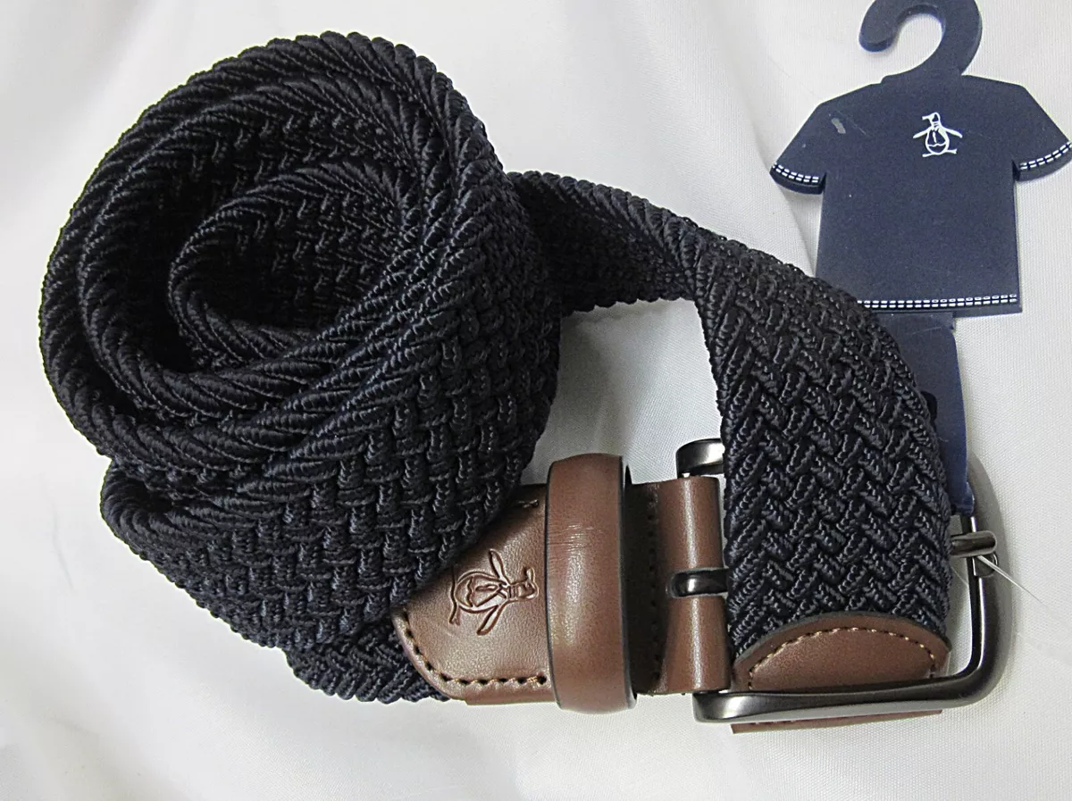 Navy stretch belt cheap
