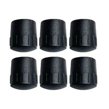 6 Pieces Microphone Stand Foot Pads Protector Cap Tip for Tube Dia 25mm