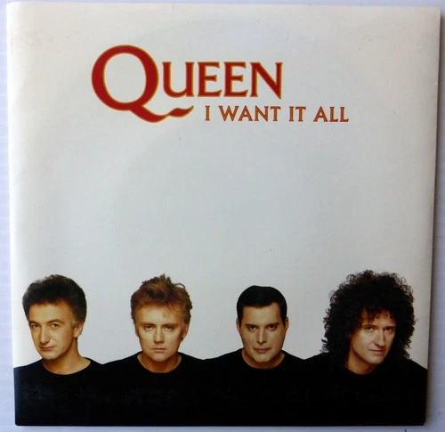 QUEEN - I WANT IT ALL / HANG ON IN THERE - AUSTRALIA 1989 PIC COVER SINGLE EX