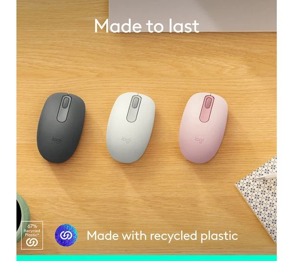 Logitech M196 Wireless Bluetooth Mouse Graphite PC Mac - Image 4 of 4