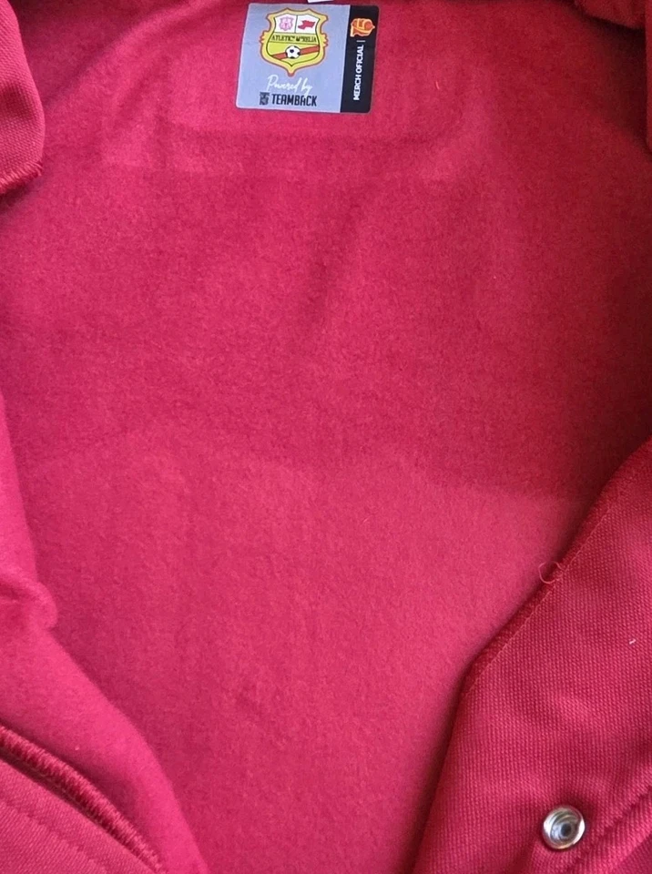 Teamback Atlético Morelia 75 Aniversario Fútbol Fútbol Chaqueta Universitaria Hombres XL Foto 4 de 4