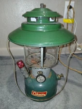 Coleman 228F Big Hat Dual Mantle Lantern Dated 4/1965 Untested 