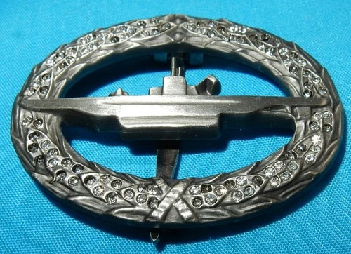 WW1 IMPERIAL GERMAN PRUSSIA U BOAT NAVY MILITARY BADGE WORLD WAR I - GERMANY