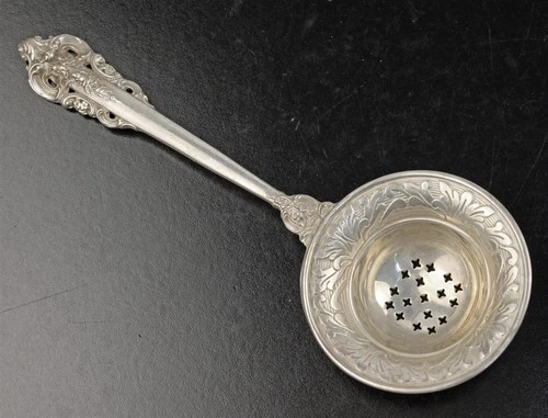 Wallace Sterling Grande Baroque Tea Cup Strainer